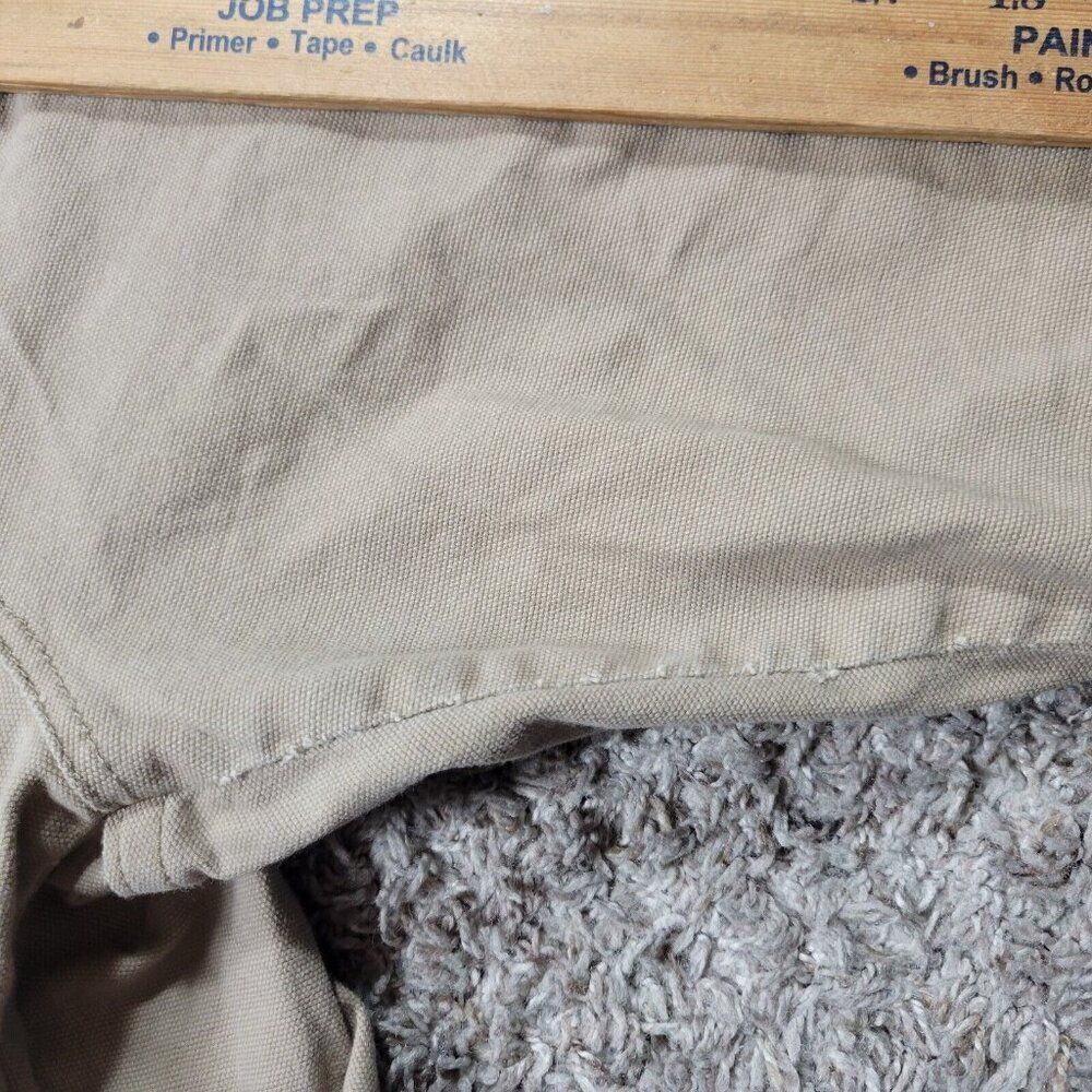 Wrangler Denim Carpenter Shorts Mens 42 Beige Jean Short Workwear Stretch - Picture 6 of 9